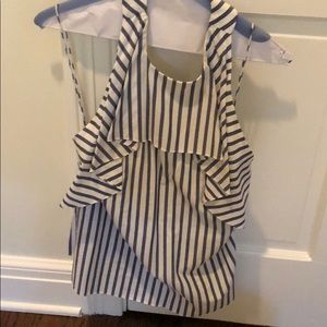 Alice and Olivia Striped Halter